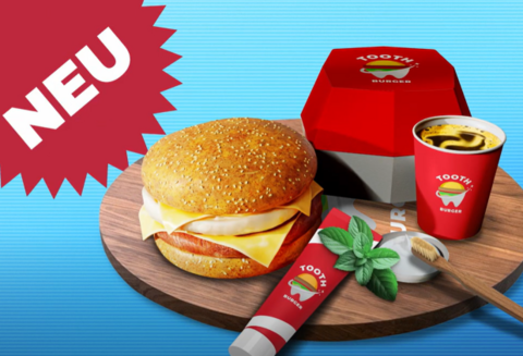 Zahnpasta Burger