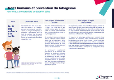 Droits humains et prévention du tabagisme - 3/3